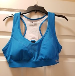 FILA SPORT BRA SIZE XL BLUE SIZE XL